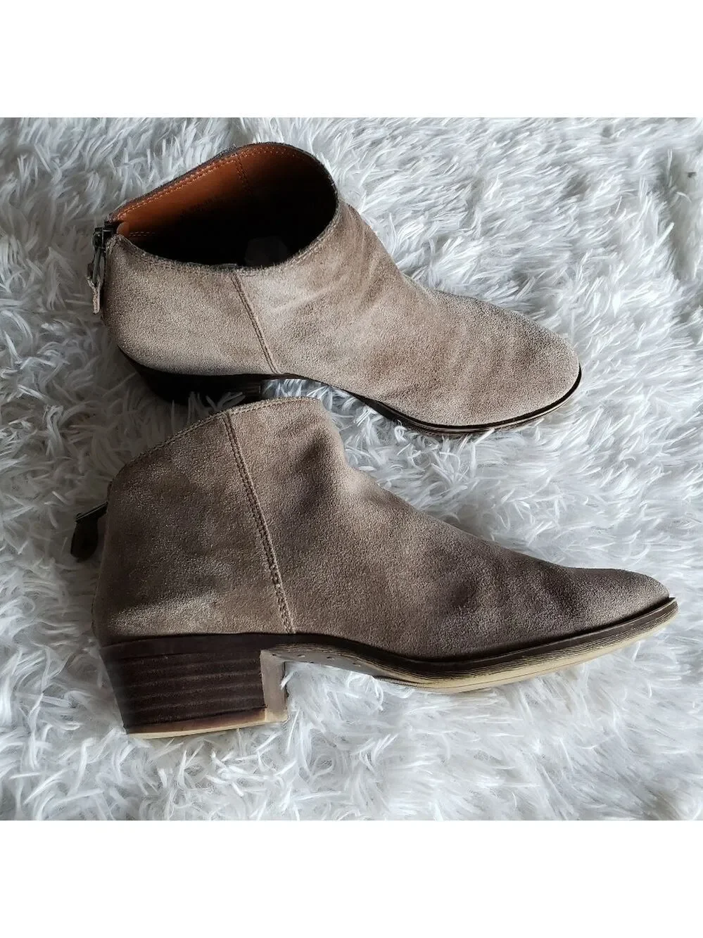 Lucky Brand Bremma Suede Ankle Booties